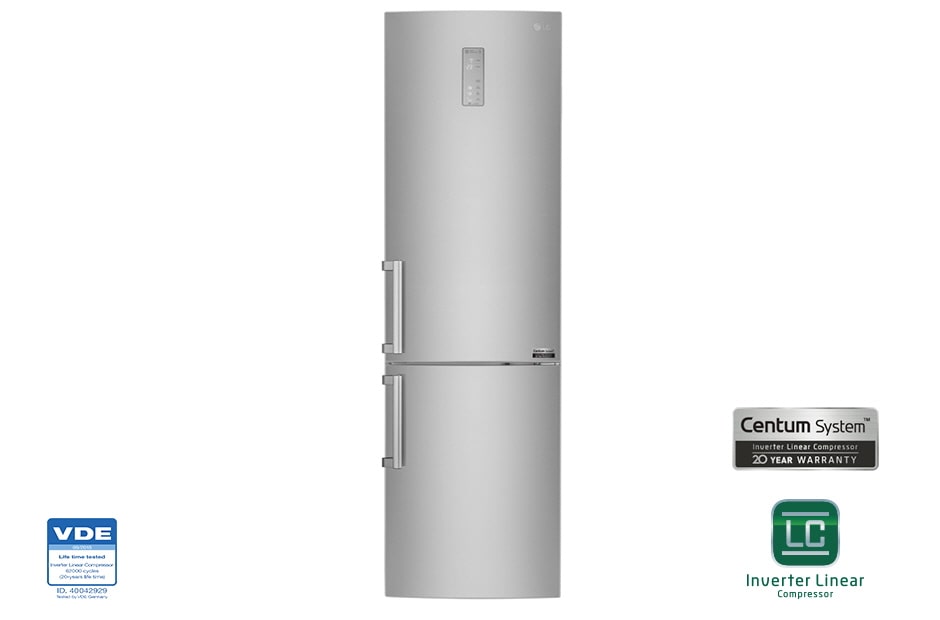 LG  šaldytuvas su „Centum System™“, GBB60NSYQE